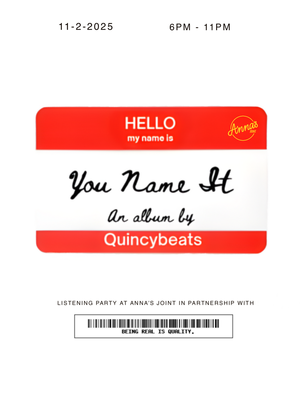 Being Real Is Quality.